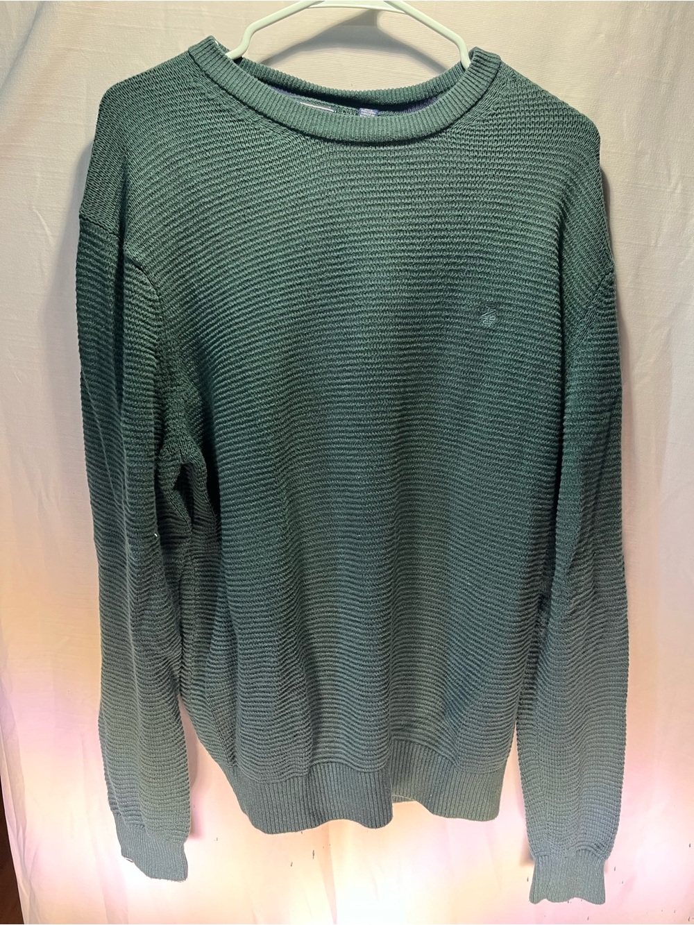 Izod Men's Crewneck Sweater in Dark Teal